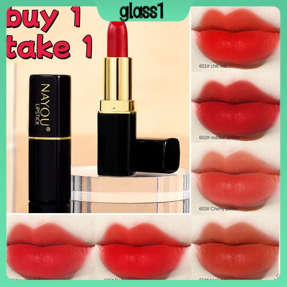 Giao Hàng Nhanh 【Mua 1 Tặng 1】 Son Môi Dưỡng ẩm Nhung Lì Lâu Trôi 24h Không Thấm Nước Cảm Giác Tiên 