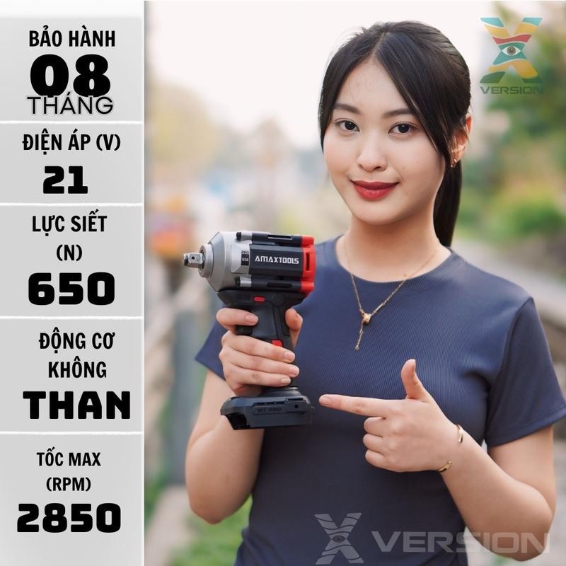 Máy siết bulong Amaxtools ABL66012SM-bảo hành 8tháng-XVersion