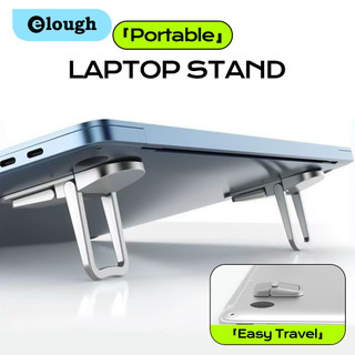 Elough 2 Chiếc Laptop Đứng Di Động Vô Hình Laptop Nâng Giá Đỡ Có Thể Điều Chỉnh Góc Giá Đỡ