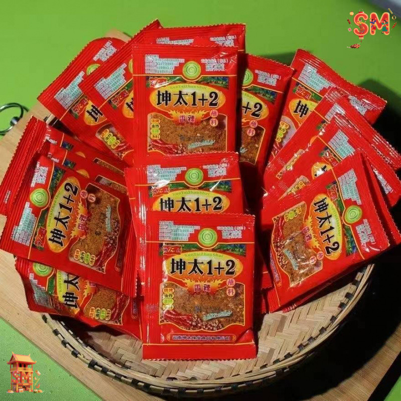 Bột ớt cay tê 1+2 (gói mini 5g) bột ớt chấm lạp xưởng nướng đá, bột ớt cay tê