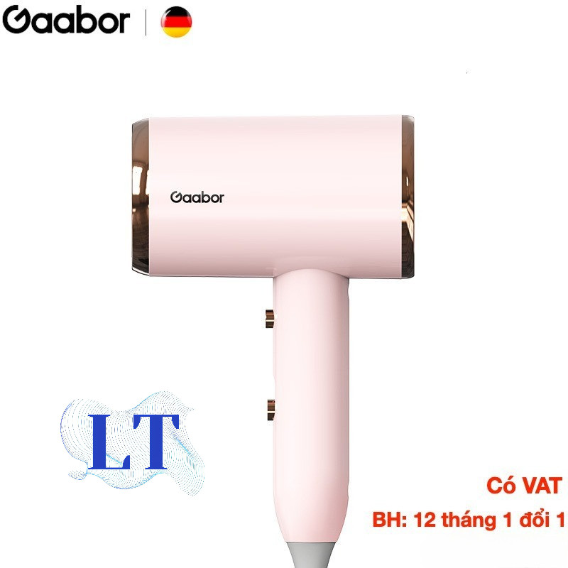 Máy sấy tóc ion âm 1000W Gaabor GHD-N1000D sấy nhanh 2 chiều nóng lạnh độ ồn thấp - Chính Hãng