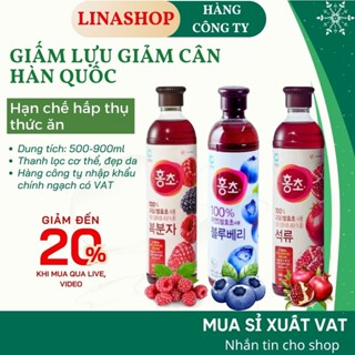  Giấm Lựu Đỏ Hàn Quốc Ofood Giấm Mâm Xôi Việt Quất Daesang 900ml Hàn Quốc Giấm Lựu Giảm Cân Đẹp Da - LINASHOP 