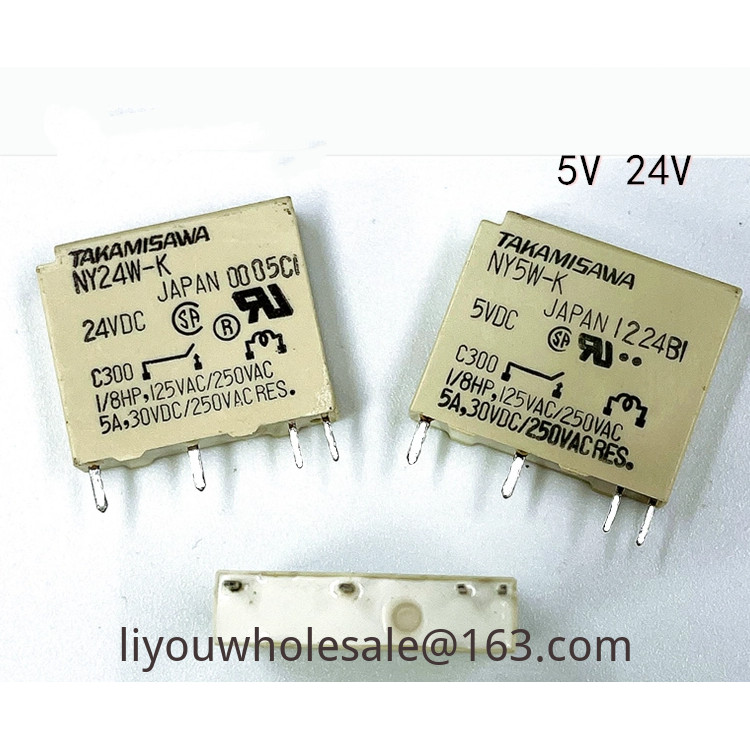 Takamizawa NY24W-K NY12W-K NY5W-K 24V 12V 5V Rơle Mitsubishi Delta PLC