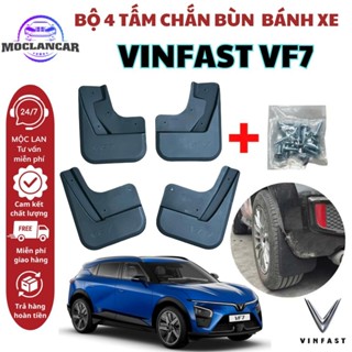 Bộ 4 Tấm Chắn Bùn Ô Tô Vinfast VF7 Hạn Chế Bùn Đất Bắn Lên Xe Mẫu 3D Mới Nhất Kèm Theo Đầy Đủ Phụ Kiện