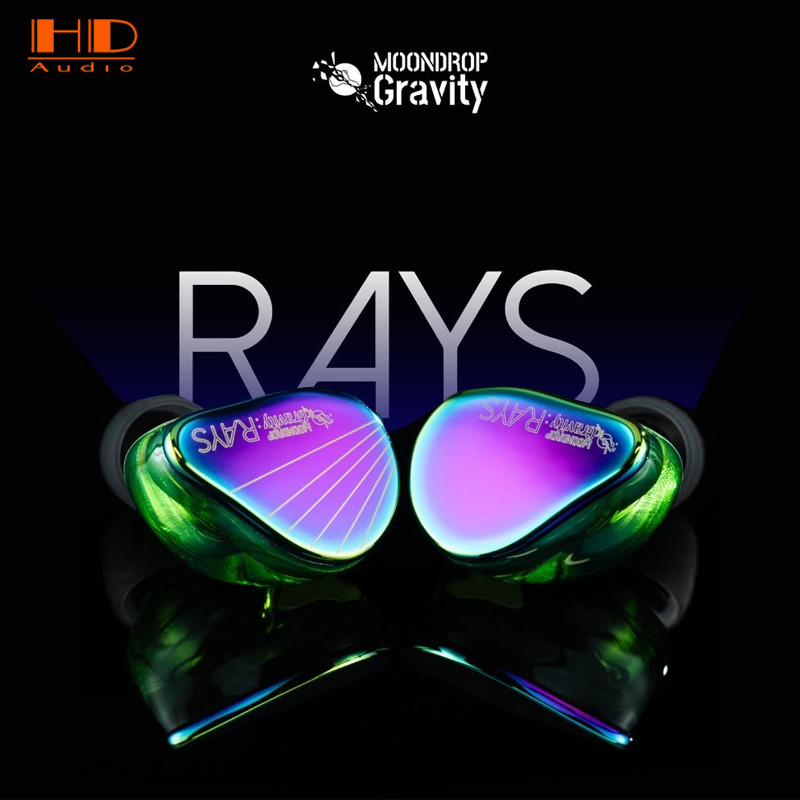 Tai Nghe Gaming Moondrop RAYS – Dual Dynamic Driver – Chế Độ Gaming Mode – Mic Tích Hợp