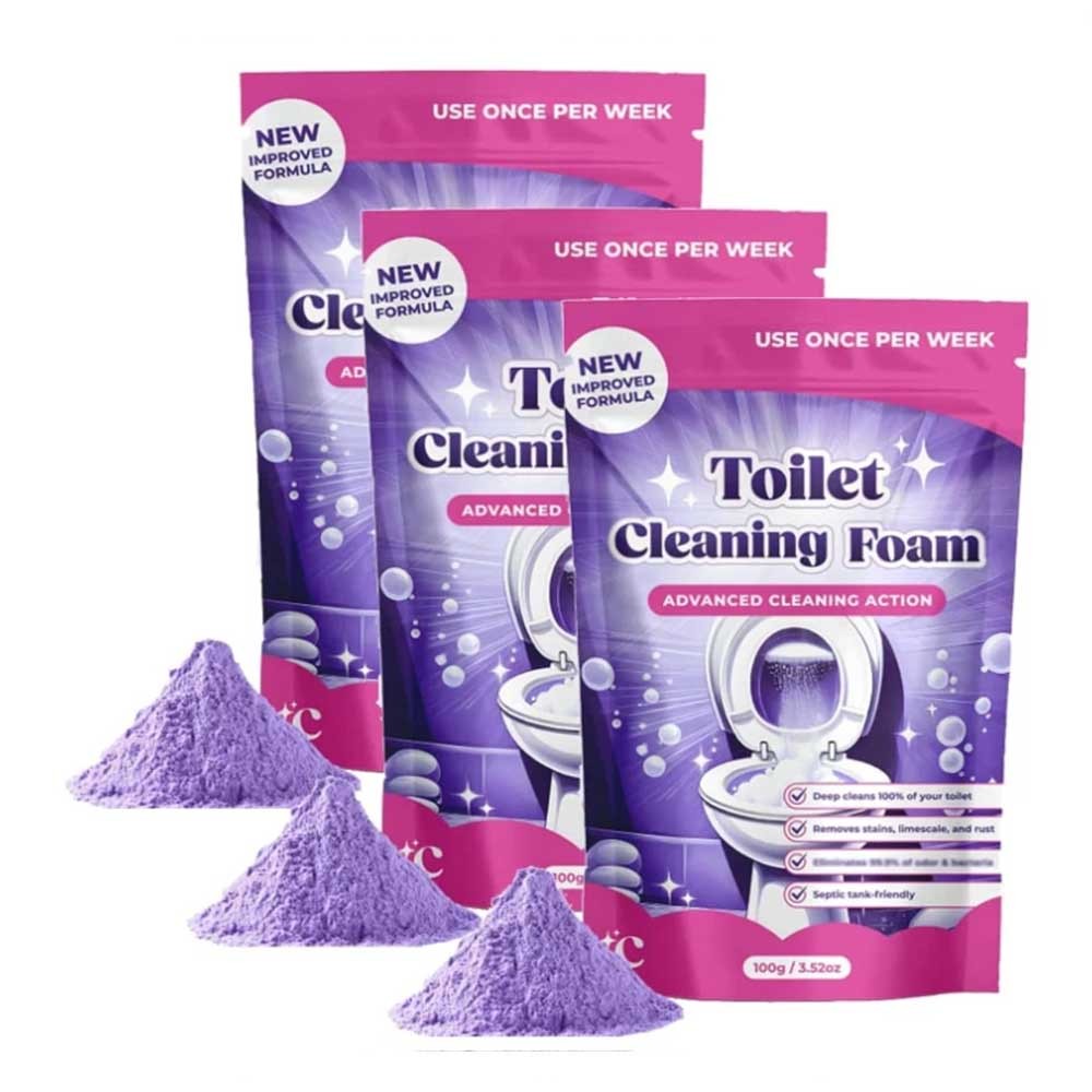 Fizzclean toilet foam cleaner