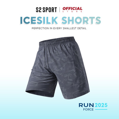 Quần đùi nam thể thao S2 SPORT short nam cao cấp, vải waffle 3D cạp chun co giãn, thoáng khí - QS15