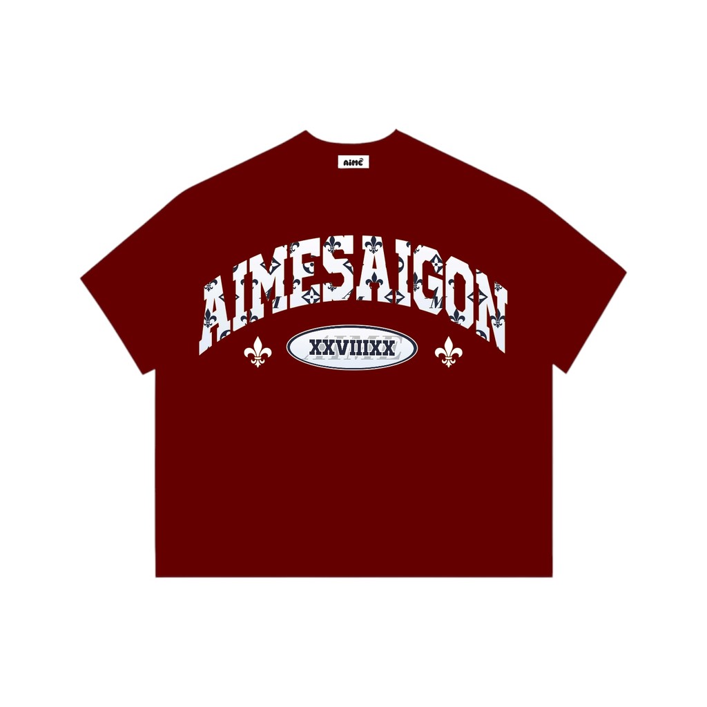 [Ver3] Áo Thun Boxy AIMÉ Cotton Cổ Tròn Nam Nữ "AIMESAIGON XXVIIIXX" Áo Phông Nữ Form Rộng Nữ Mùa Hè Kiểu Đẹp Nam Nữ | BigBuy360 - bigbuy360.vn