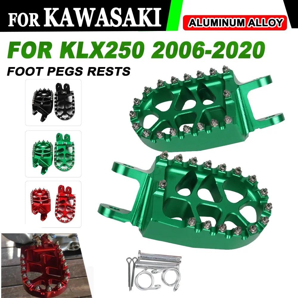 Thích hợp cho bàn đạp hợp kim nhôm Kawasaki KLX250 KLX300R KLX650 2006-2020 có nút