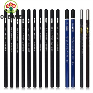 ONEOME 12 Chiếc Bút Chì Vẽ 12B 14B 3B 4B 5B 6B Than Cứng Nghệ Thuật Văn Phòng Phẩm Đồ Dùng Học Tập 7B 8B 10B 2B Bút Chì