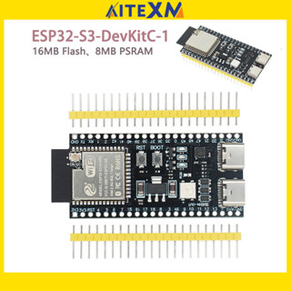 Bảng phát triển ESP32-S3 Mô-đun Wifi 2.4G cho Arduino ESP IDF ESP32-S3-WROOM-1 N16R8 44Pin Type-C 16MB Flash 8M PSRAM ESP32 S3