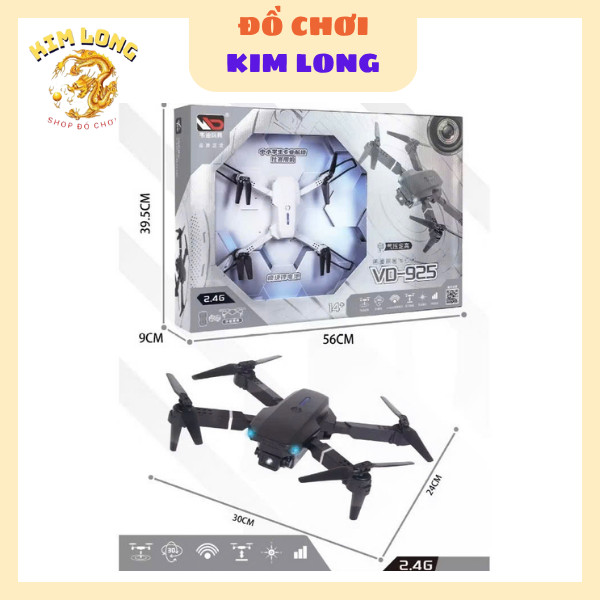 ĐỒ CHƠI MÁY BAY FLYCAM 4 CÁNH ĐIỀU KHIỂN TỪ XA VD 925 - MÁY BAY DRONE ĐIỀU KHIỂN BAY LÊN TRỜI Y ẢNH