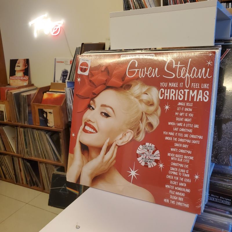 Gwen Stefani - You Make It Feel Like Christmas  Exclusive Limited White Vinyl 2x LP đĩa than