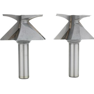  Mũi phay uốn cong gỗ CNC soi bo cong 90° MDF góc R18 R30 Chuôi Cốt 12.7mm 