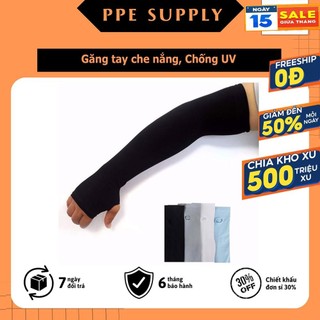  Găng Tay chống nắng Let's Slim✅Freeship✅ Cặp 2 Ống Tay Xỏ Ngón Loại Dày Cao Cấp Túi Zip Chống UV 