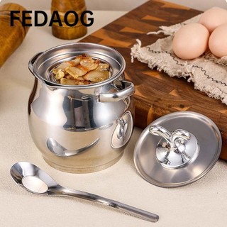 Nồi Lọc Dầu FEDAOG, Bình Lọc Lard Dung Tích Lớn, Hộp Bảo Quản Thép Không Gỉ Dầu Mỡ Giữ Nồi Dầu Nhà Bếp