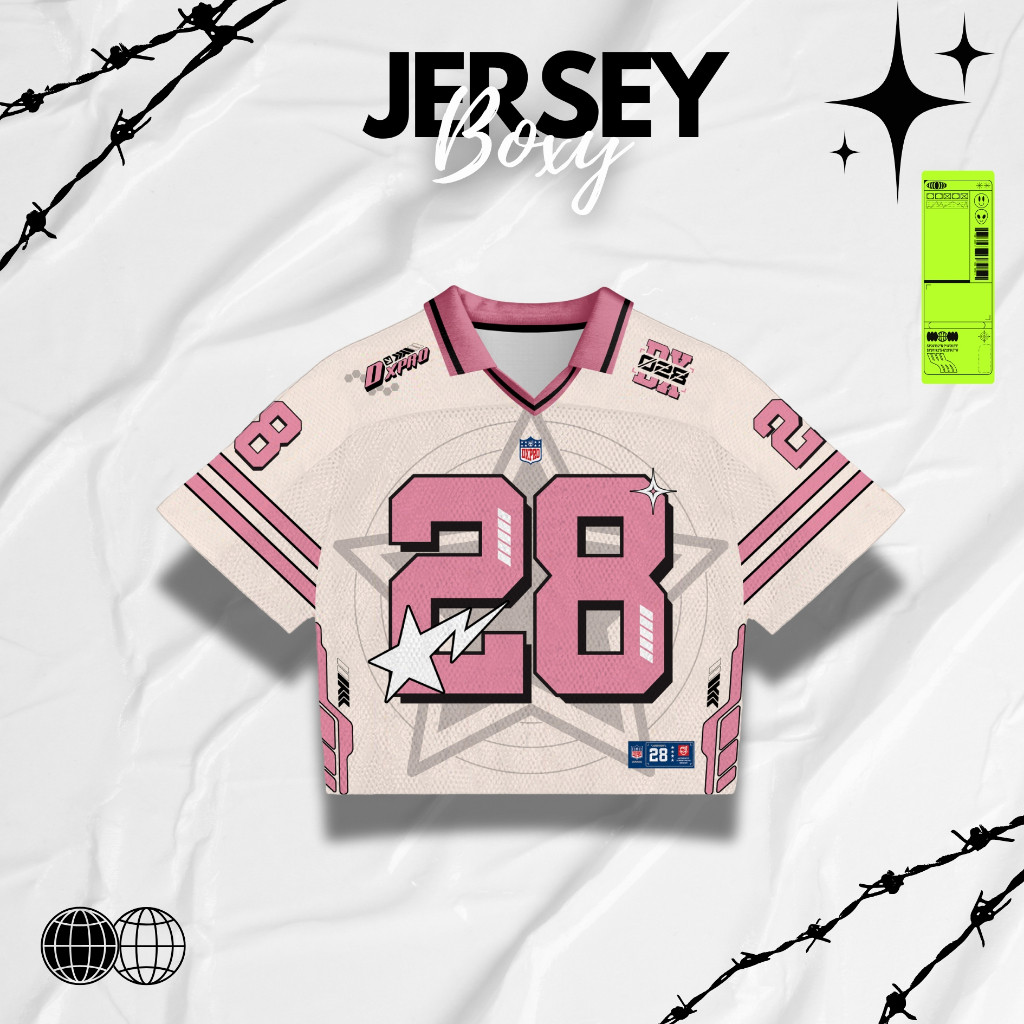 Jersey Boxy Oversize Dxpro 28 Pink Series Unisex
