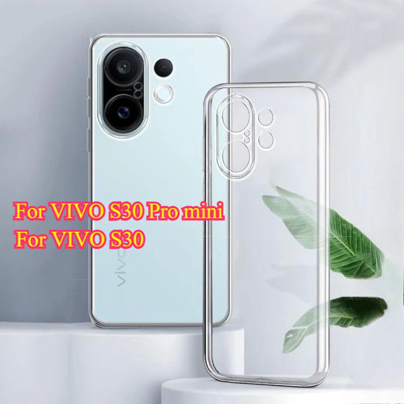 Dành Cho VIVO S30 Pro Mini Silicon Mềm Trong Suốt Siêu Mỏng Ốp Lưng Điện Thoại VIVO S30 5G Bảo Vệ Ca