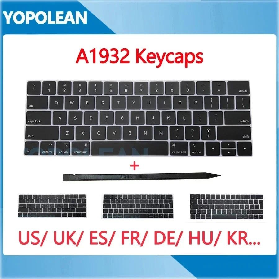 Mới A1932 Keycaps Chìa Khóa Cho Macbook Air 13 "Retina A1932 Key cap US UK Tây Ban Nha Pháp Thái Lan