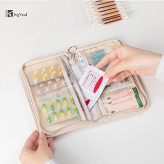 KgYewl Di Động Có Thể Gập Lại Túi Y Tế Người Tổ Chức Thuốc Có Dây Kéo Sơ Cứu Phân Loại Túi Bảo Quản Du Lịch Ngoài Trời Vật Dụng Nhỏ Giá Đỡ Quà Mới