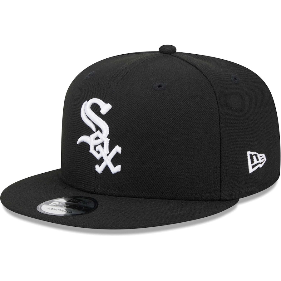 Koi616 Topi Chicago White Sox Đen Trắng Hitam Putih All Star Game Bordir Snapback Caps