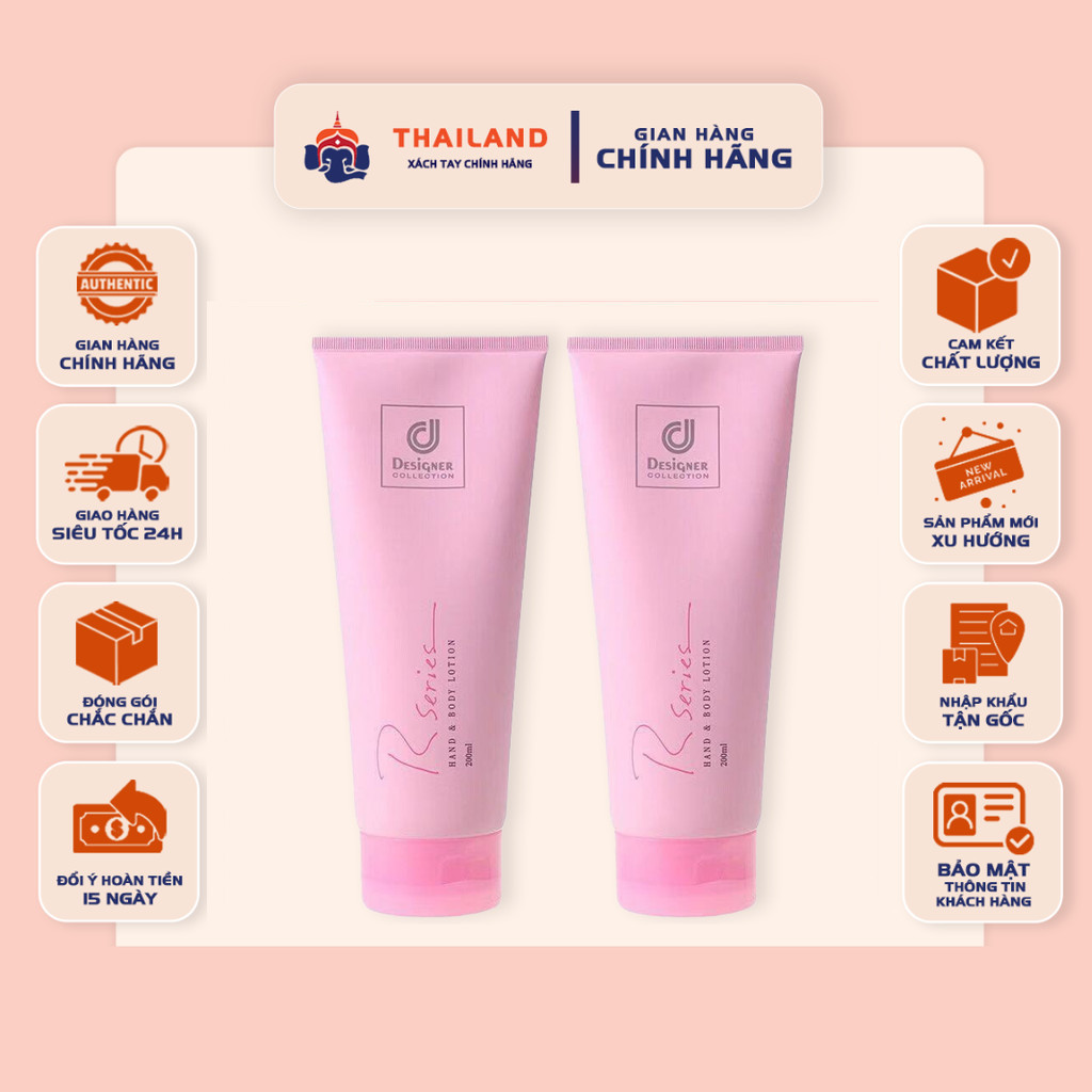 [CHÍNH HÃNG] Kem dưỡng thể Rseries hương nước hoa 200ml