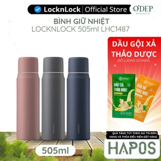  Bình giữ nhiệt 505ml Maman LocknLock Chính hãng giữ nhiệt lâu nắp kín có thể thay thế cốc LHC1487 - HAPOS BEAUTY 