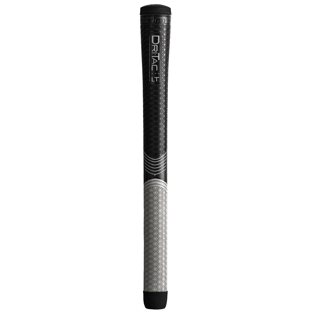 DriTac Black‑Grey Medium Rubber Golf Grip Wear Resistant Anti Slip Club Handle Part For Golf Daily P