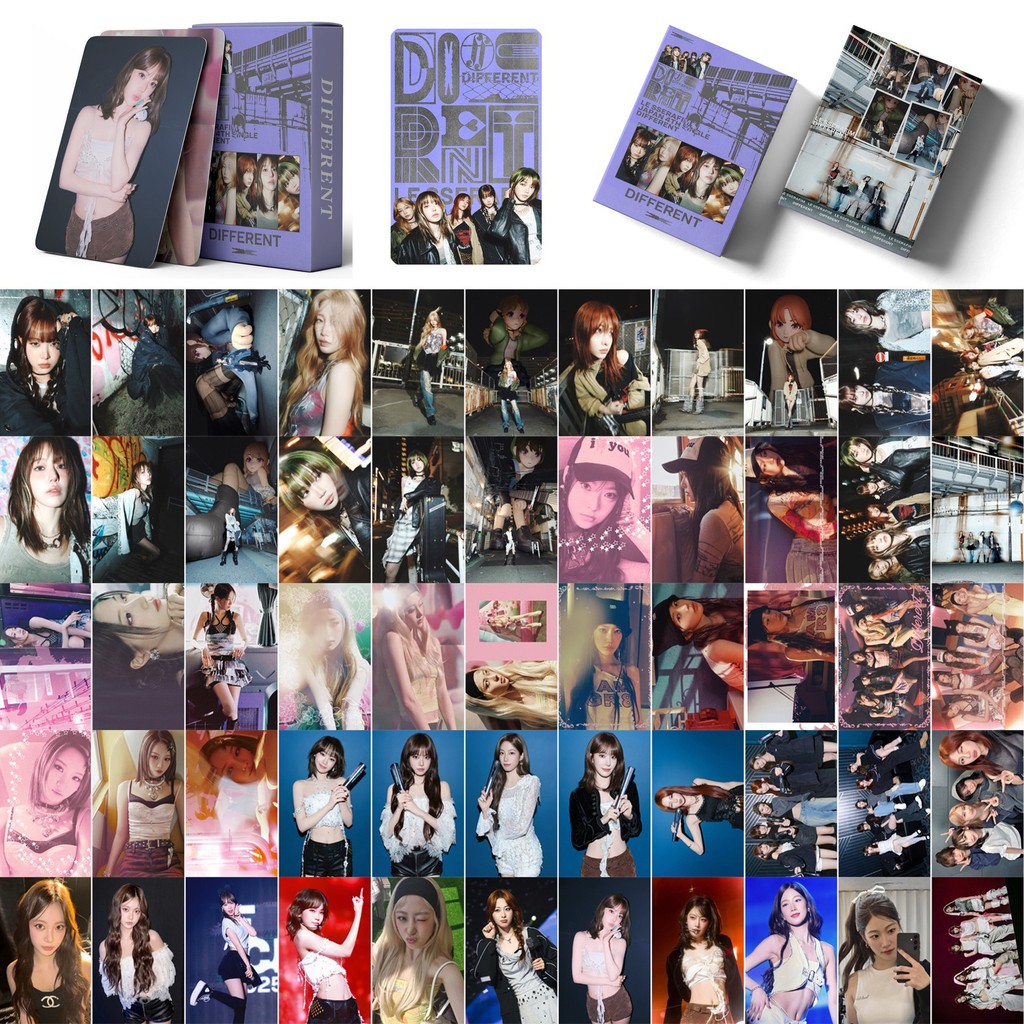 55 Cái / hộp LESS KHÁC BIỆT Nhật Bản Mini Album Photocards HOT CRAZY DỄ DÀNG Lomo Cards SAKURA CHAEW