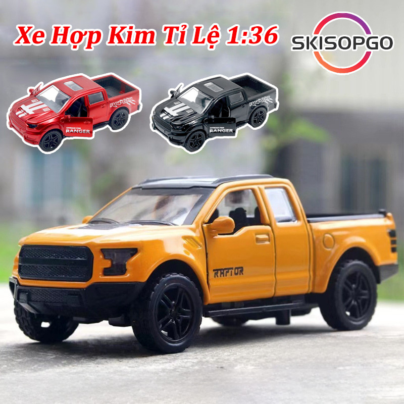 【SKISOPGO】Xe Hợp Kim Tỉ Lệ 1:36 mở 4 cửa,Bao Gồm Xe Bán Tải Ford Đồ Chơi Trưng Bày,Đồ chơi ô tô