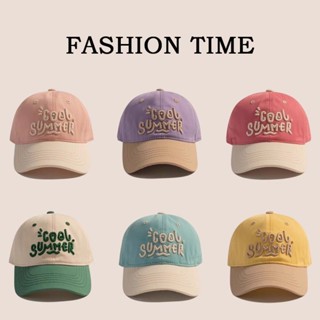 Mũ Bóng Chày Trẻ Em Phiên Bản Hàn Quốc Thời Trang Màu Sắc Tương Phản Che Nắng Dính Mũ Bé Trai Bé Gái Du Lịch Chống Nắng