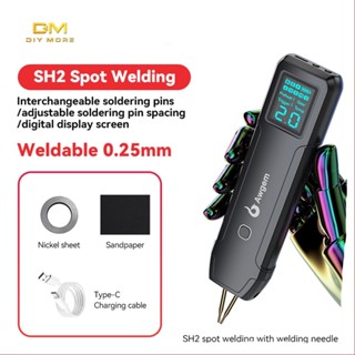 DIYMORE Thiết bị có thể điều chỉnh cầm tay máy hàn điểm nhỏ 18650 pin lithium di động tấm niken hàn điểm
