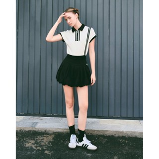 [DEZUS] Áo Polo Ngắn Tay, Chân Váy Bí Xòe năng Động - SPEEDI - Y1KW250202 + Y2LW250203
