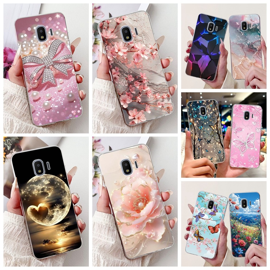 Dành Cho Samsung Galaxy J2 Pro 2018 J250F Vỏ Hoa Đẹp Mềm Trong Suốt Silicon Cho Samsung J2 2018 Gran