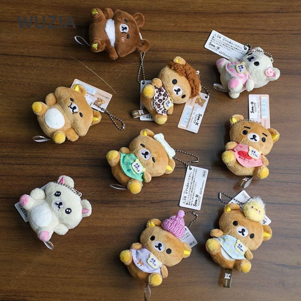 WUZIA Rilakkuma Đồ Chơi Sang Trọng, Mini Kỷ Niệm 20 Năm Giới Hạn Series Anime Mặt Dây Chuyền, Hoạt H