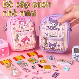  đồ dùng học tập mini cute sanrio Trẻ em đeo chéo ví bé gái Melitti Kulomi quà sinh nhật cho bé gái 