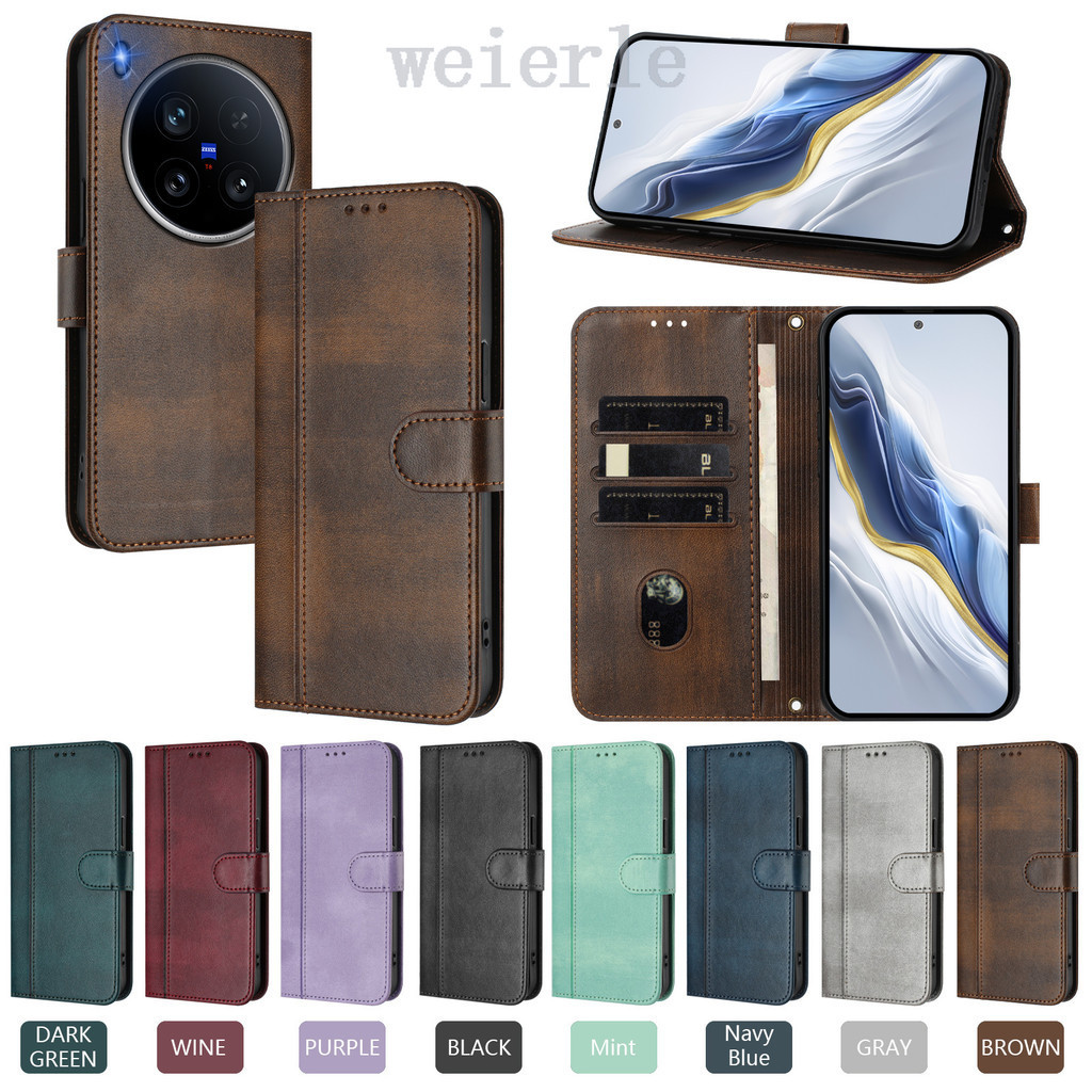 For Vivo X200 Ultra Case Leather Wallet Phone Case For Vivo X200 Pro Case Vivo X200 Pro Mini Vivo X2