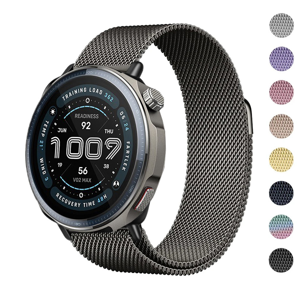 Vòng Dây Đeo Cho Amazfit Balance 2 Dây Đeo Đồng Hồ Thông Minh Từ Tính Thép Không Gỉ Vòng Tay Kim Loạ