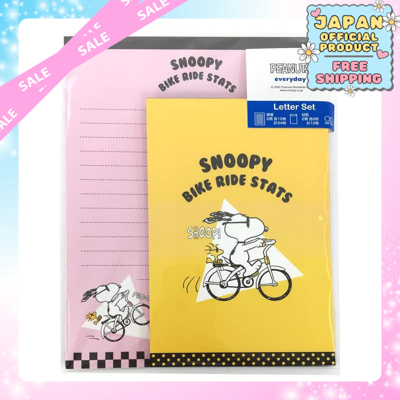 Snoopy Letter Set Character Palette Snoopy Stationery ｜Japan Official