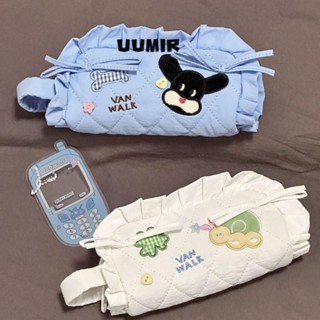 Túi đựng bút UUMIR, Bút chì nhiều lớp bằng vải, Bánh bao chất lượng cao Túi văn phòng phẩm dung tích lớn dành cho học sinh