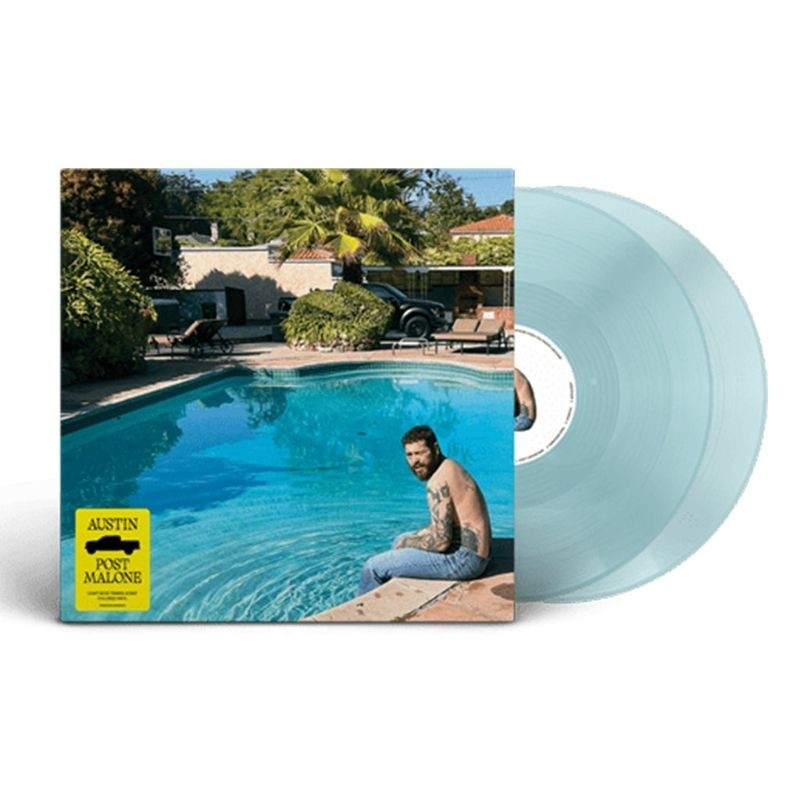 Post Malone - Austin (target Exclusive, Vinyl)  Light Blue Translucent