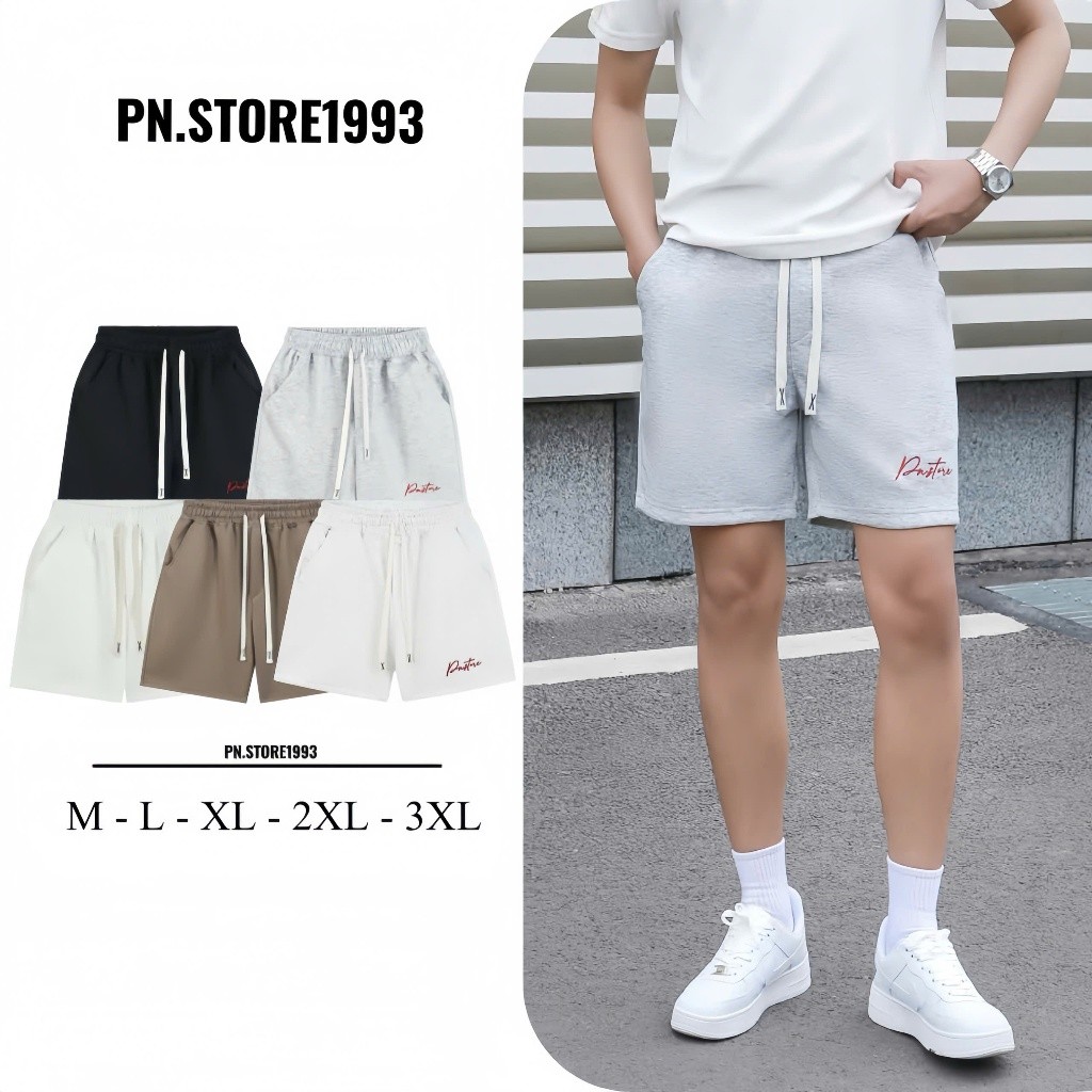 Combo 2 Quần Short Nam Thêu Chữ PN.Store (1993) - Chất Nỉ 2 Da, Dáng Trên Gối, Không Bai Xù1 | BigBuy360 - bigbuy360.vn