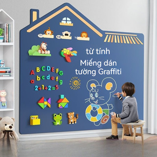 Bảng vẽ trẻ em, bảng đen từ tính, nhãn dán tường, bảng viết cho trẻ nhỏ, bảng vẽ xóa được, đồ chơi bảng vẽ