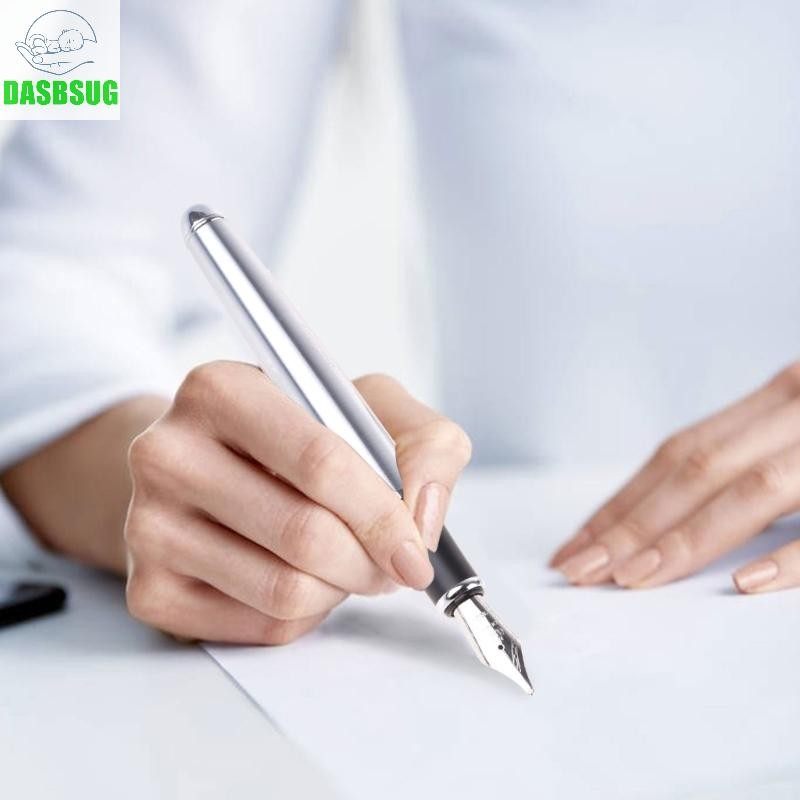 DASBSUG Bán Mới Jinhao X750 Bạc Thép Không Gỉ Trung Bình 18KGP Bút Nít