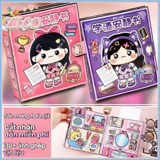 Sách Quiet Book 3D DIY Dán Sticker Đồ Chơi Giáo Dục Phát Triển Kỹ Năng Cho Trẻ Em