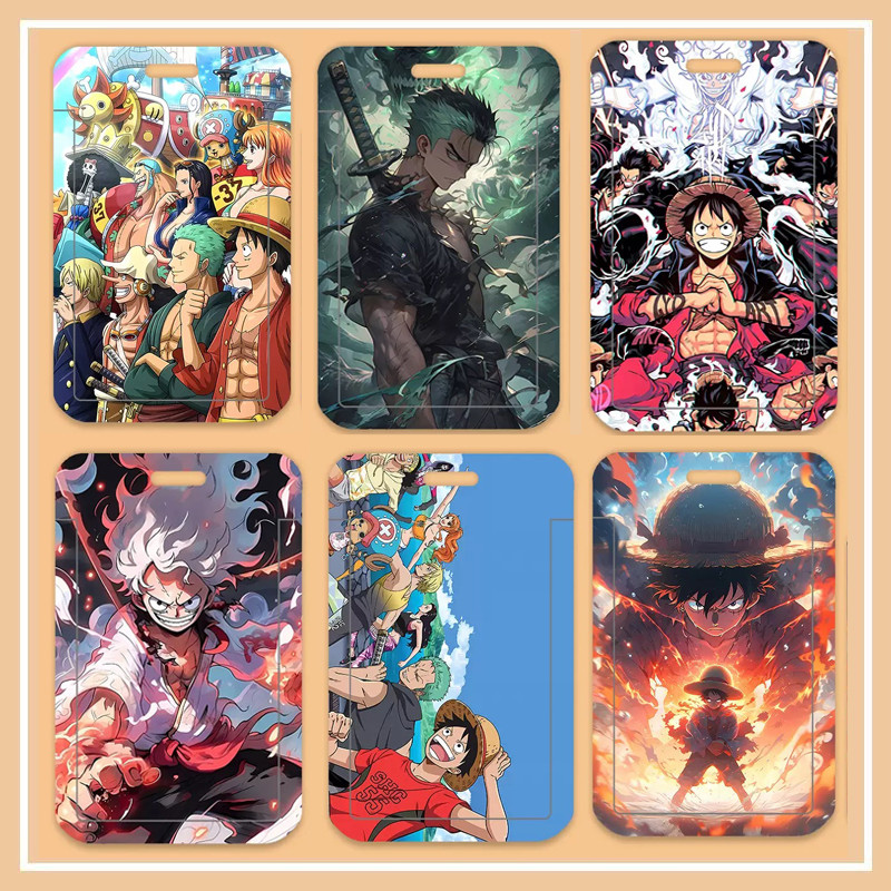 MỚI * Hàng có sẵn * Hộp đựng thẻ One Piece Luffy Gear 5 Nika Zoro Hộp đựng thẻ ID sinh viên Hộp đựng