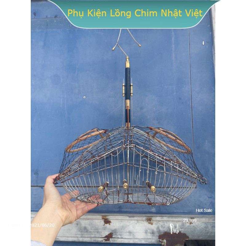 Lồng bẫy inox phom số 8 cho chim chào mào, chích choè chất liệu inox độ đồng xịn sò- lồng bẫy chào m