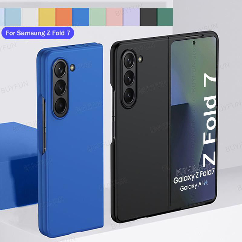 For Samsung Galaxy Z Fold 7 5G Zfold7 zfold fold7 Skin Feeling Hard PC Phone Case Anti-Knock Protect