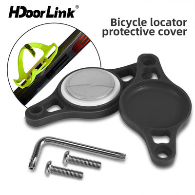 HdoorLink Cho Air-tag Xe Đạp Gắn Xe Đạp Chống Mất GPS Vị Trí Airtag Case Xe Đạp Theo Dõi Gắn Giá Đỡ Chai Lồng Giá Đỡ