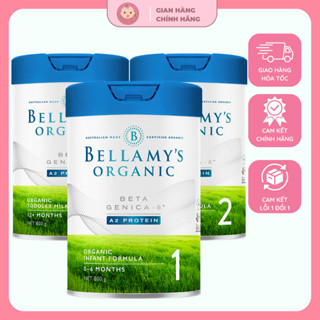Sữa Công Thức Hữu Cơ Bellamy's Organic A2 cho bé số 1, 2, 3 800g - Thế Giới Bỉm Sữa 2